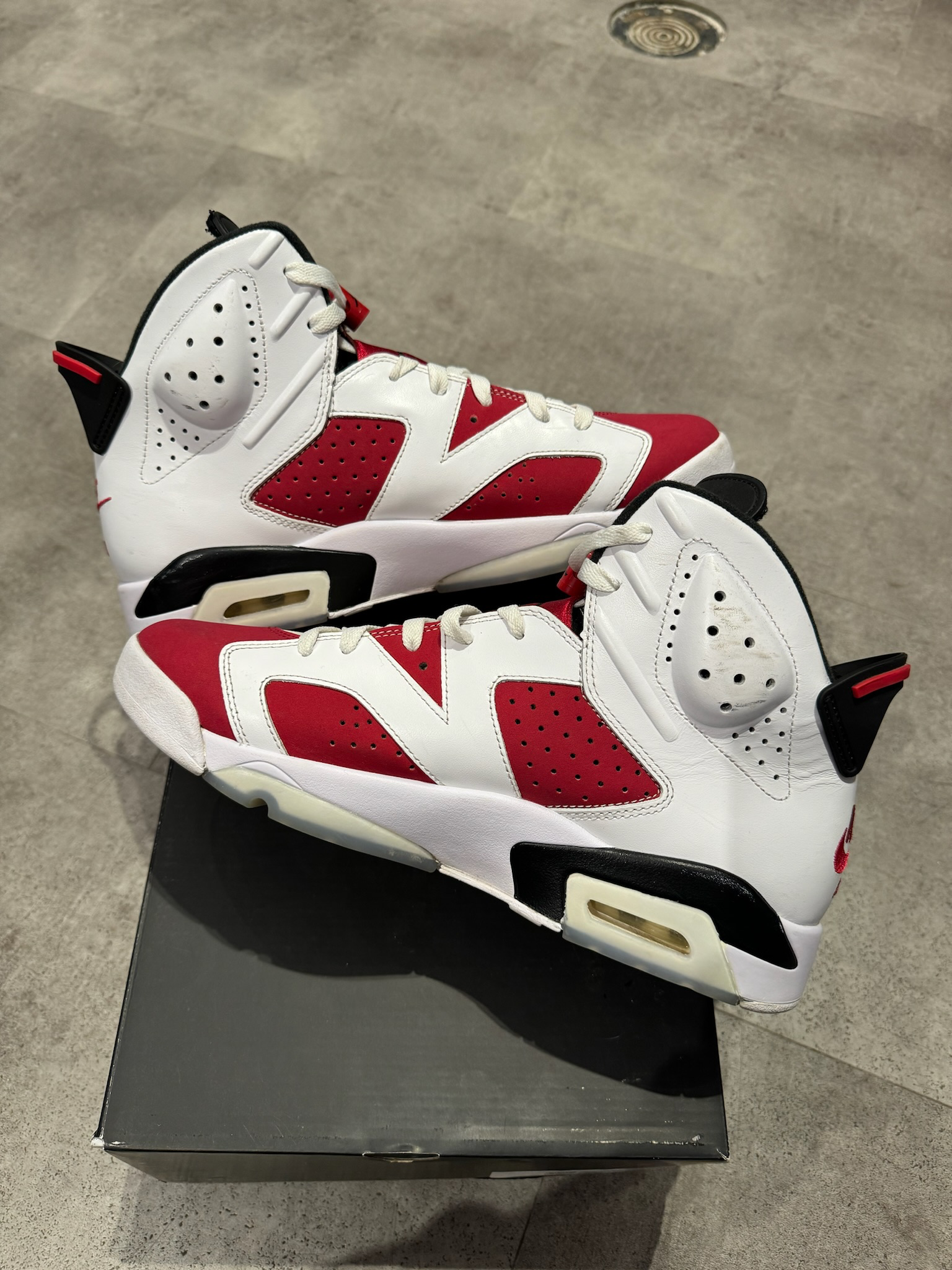 Jordan 6 Retro Carmine (2021) (Preowned Size 10.5 8/10)