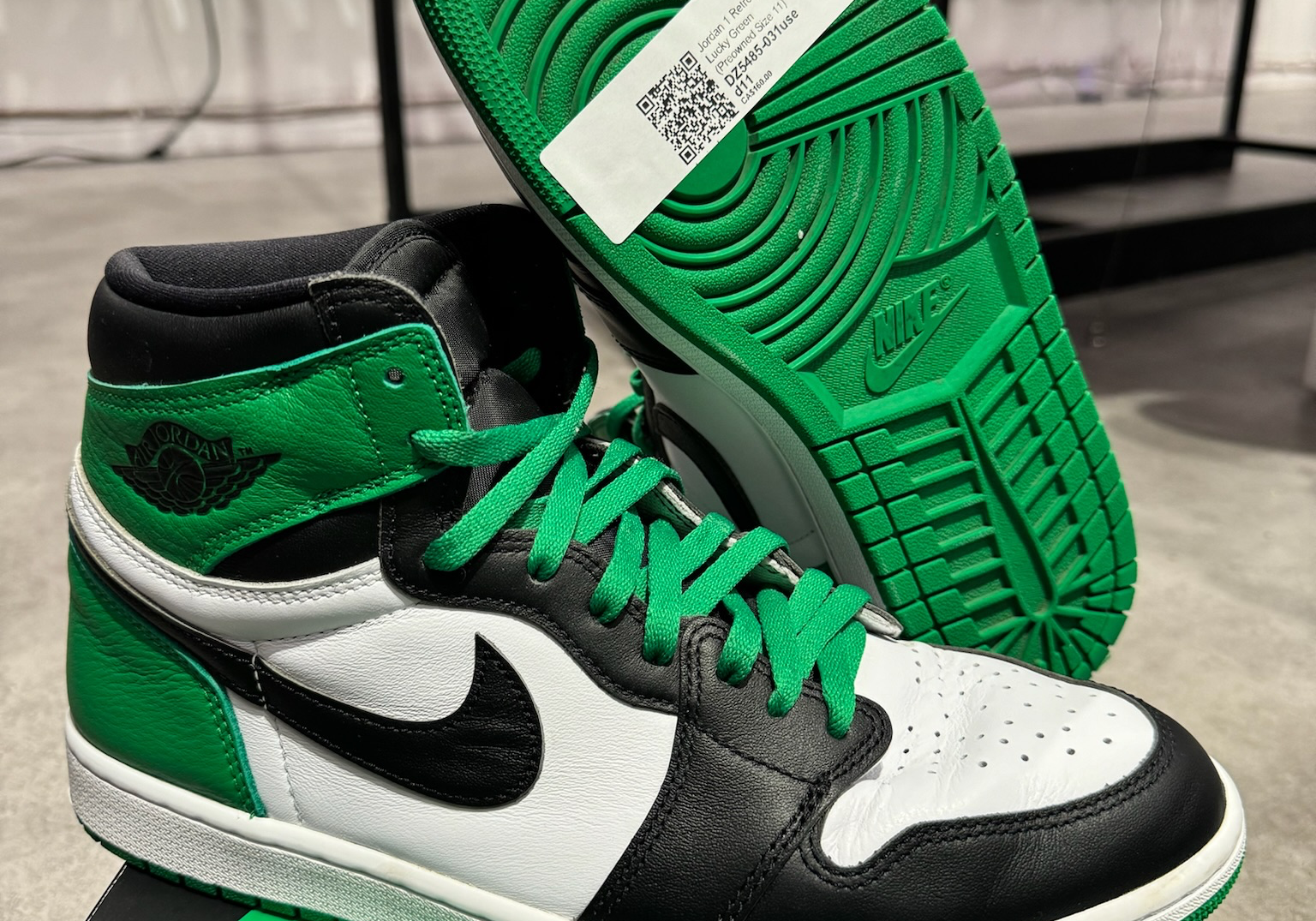 Jordan 1 Retro High Lucky Green (Preowned Size 11)