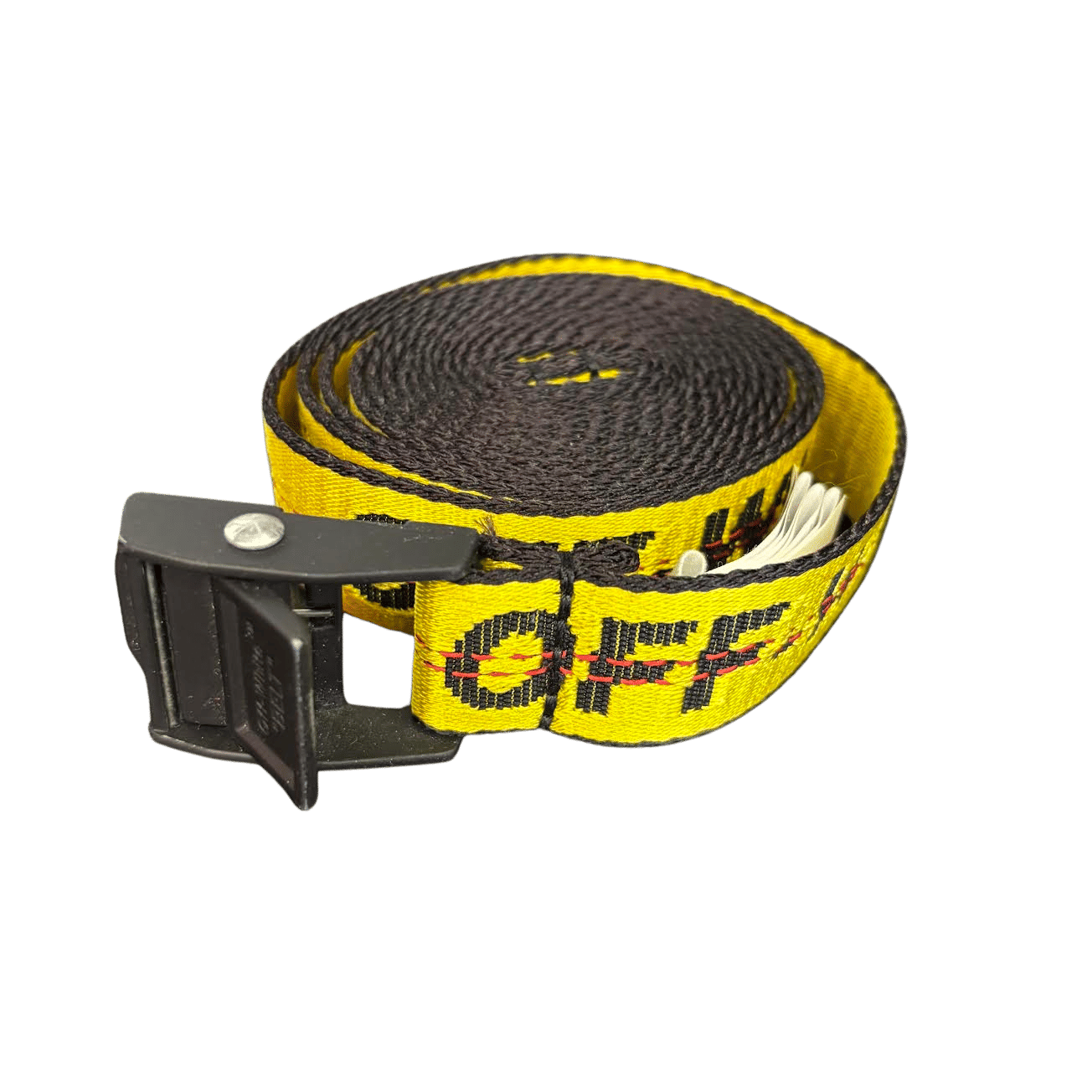 Off-White Classic Mini Industrial Belt Yellow, pre-owned