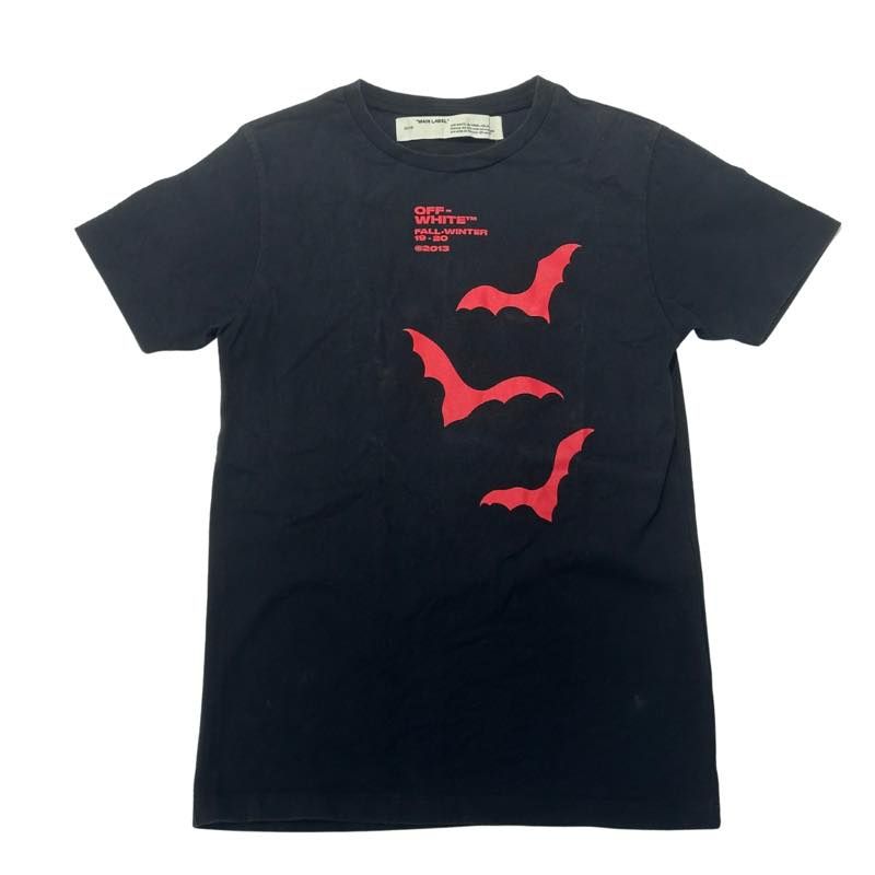 Off-White FW19-20 Bats T-Shirt Black, pre-owned, size XS – photo 1 of 2