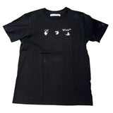 Off-White Hands Logo T-Shirt Black (Preowned) - Pre-Owned