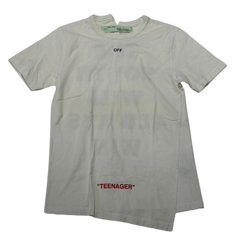 Off-White SS15 The Youth Will Always Win Spliced T-Shirt White, pre-owned, size XS – photo 1 of 2