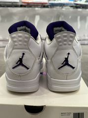 Jordan 4 Retro Metallic Purple (Preowned Size 8.5)