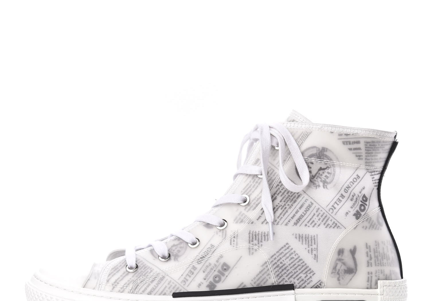 Dior Daniel Arsham B23 High Top Newspaper Edition (Preowned)