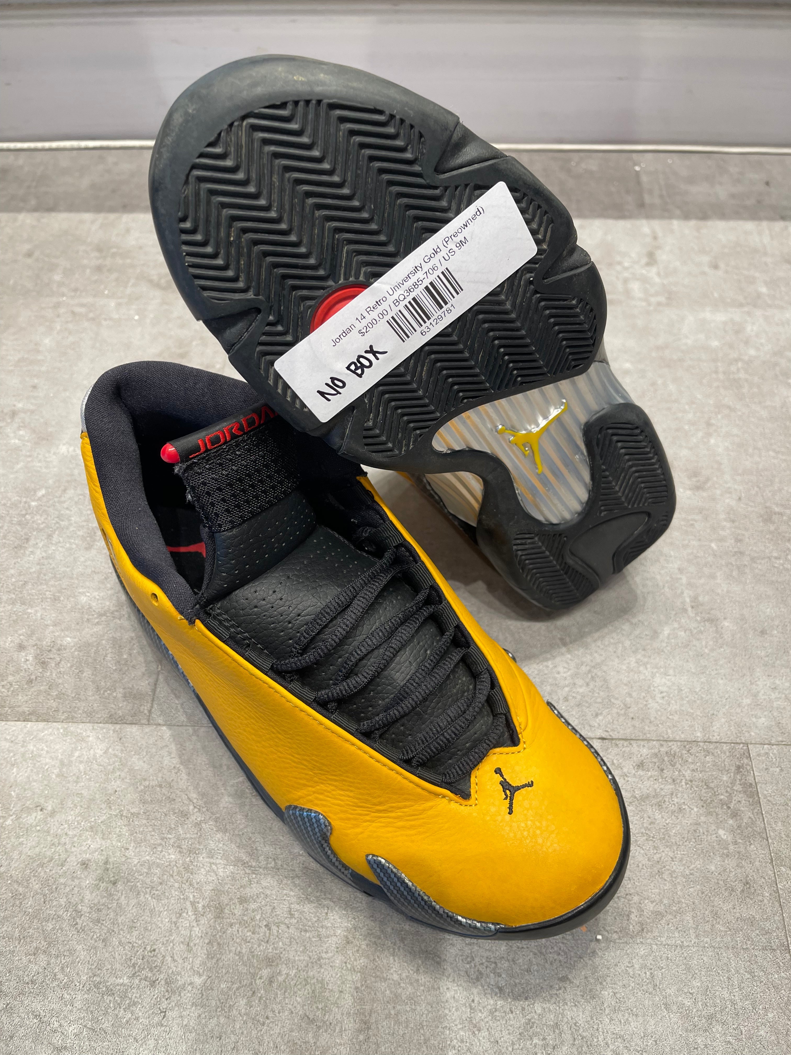 Jordan 14 Retro University Gold (Preowned)