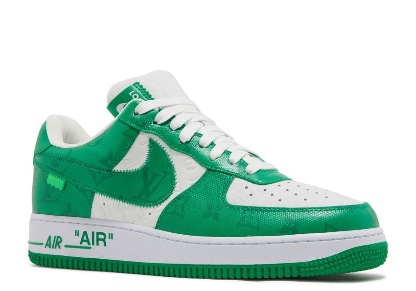 Louis Vuitton Nike Air Force 1 Low By Virgil Abloh White Green