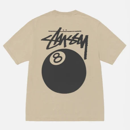 Stussy 8 Ball Pigment Dyed Tee Khaki