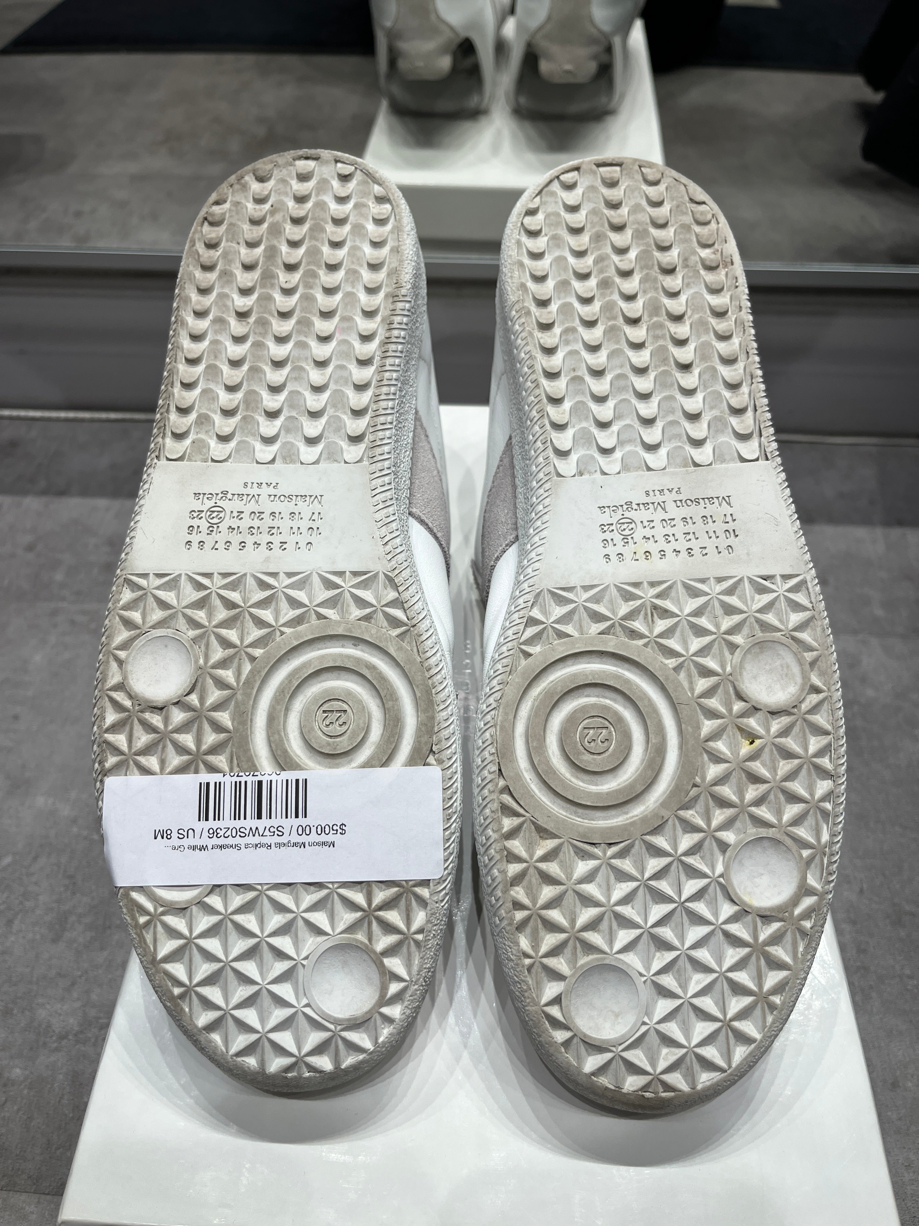 Maison Margiela Replica Sneaker White Grey (Preowned)