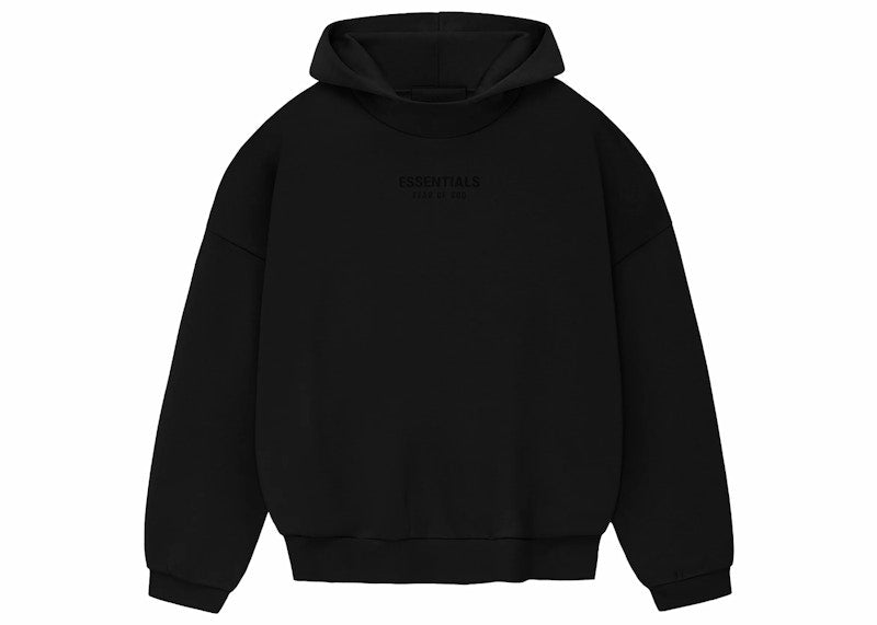 Fear of God Essentials Hoodie Jet Black (Preowned)