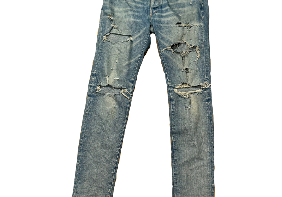 AMIRI MX1 Jeans Distressed Blue (Preowned)