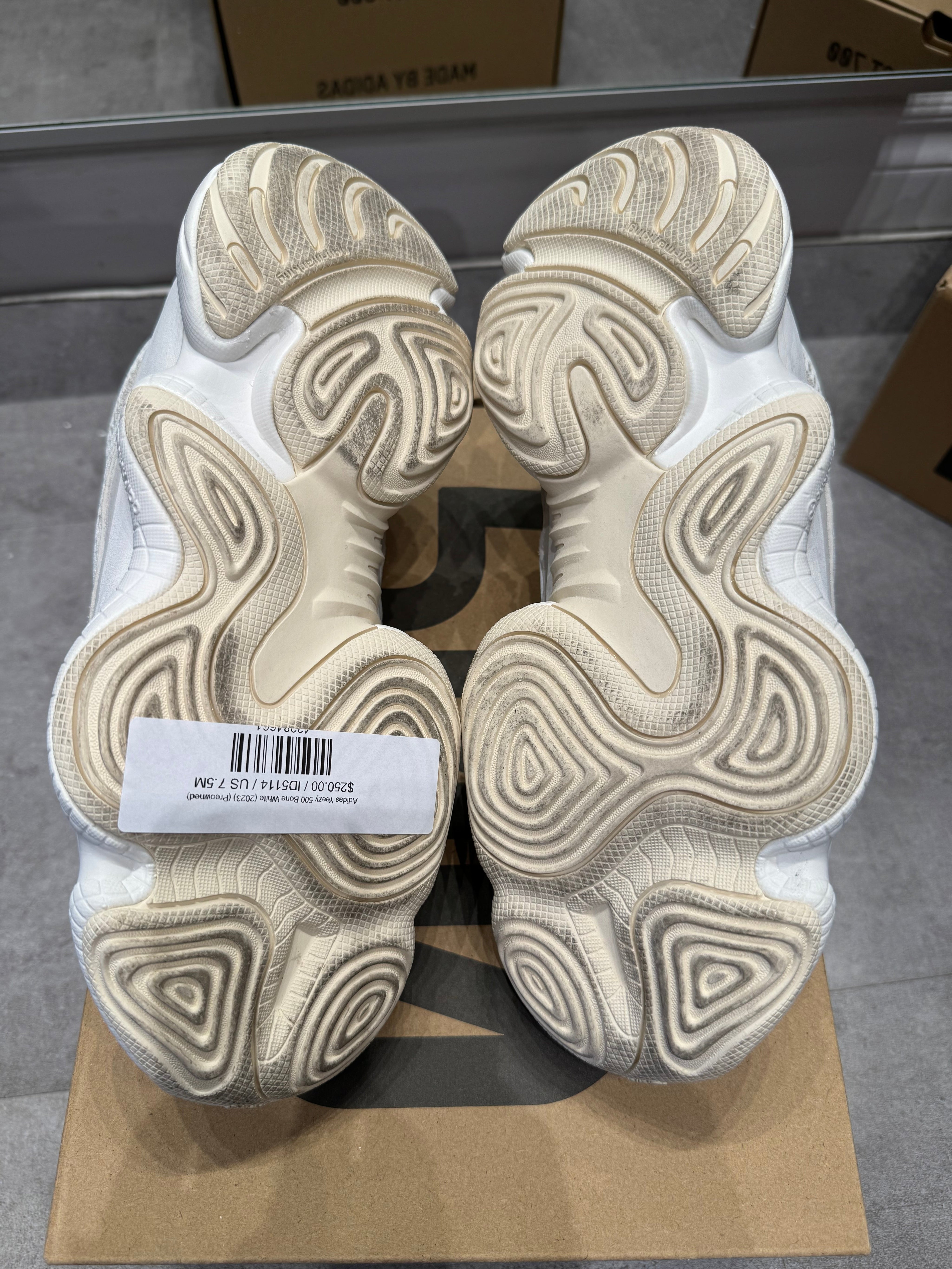 Adidas Yeezy 500 Bone White (2023) (Preowned)