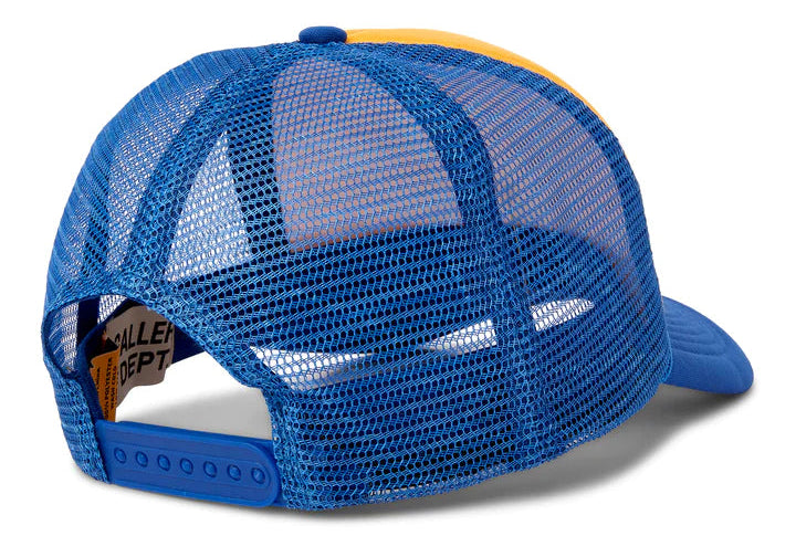 Gallery Dept. Logo Trucker Hat Blue Yellow