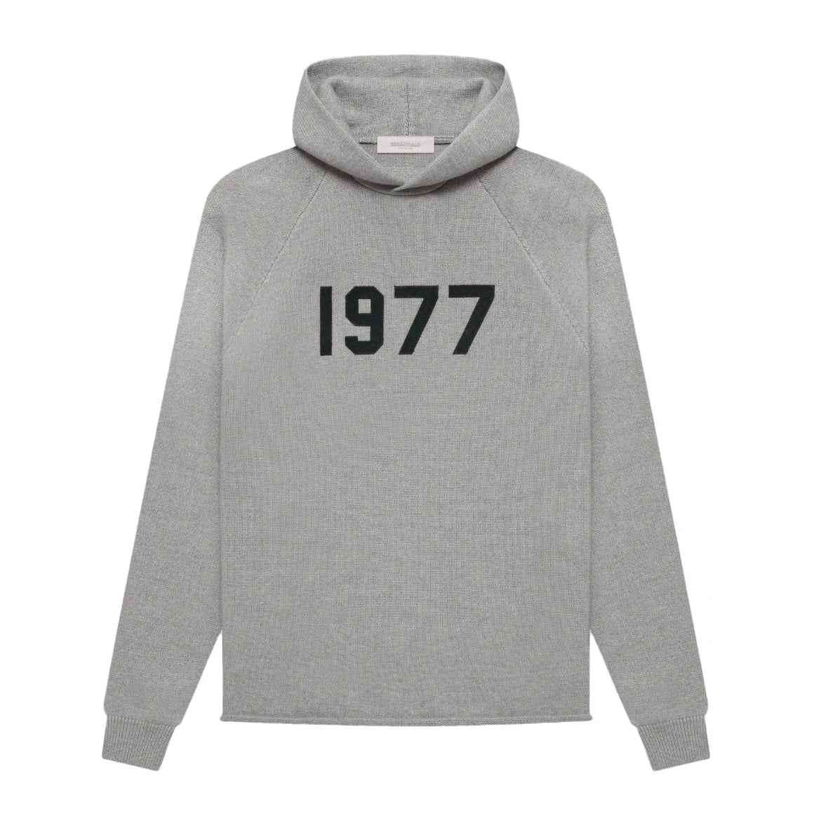 Fear of God Essentials "1977" Knit Hoodie (SS22) Dark Oatmeal