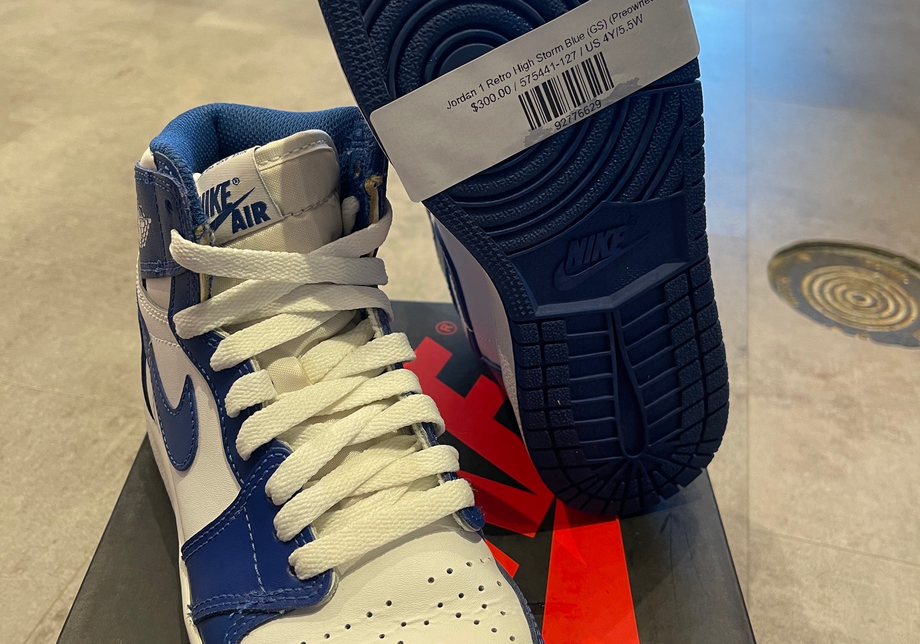 Jordan 1 Retro High Storm Blue (GS) (Preowned)