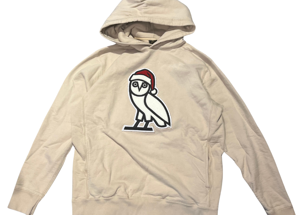 Ovo Christmas OG Owl Hoodie Beige (Preowned)