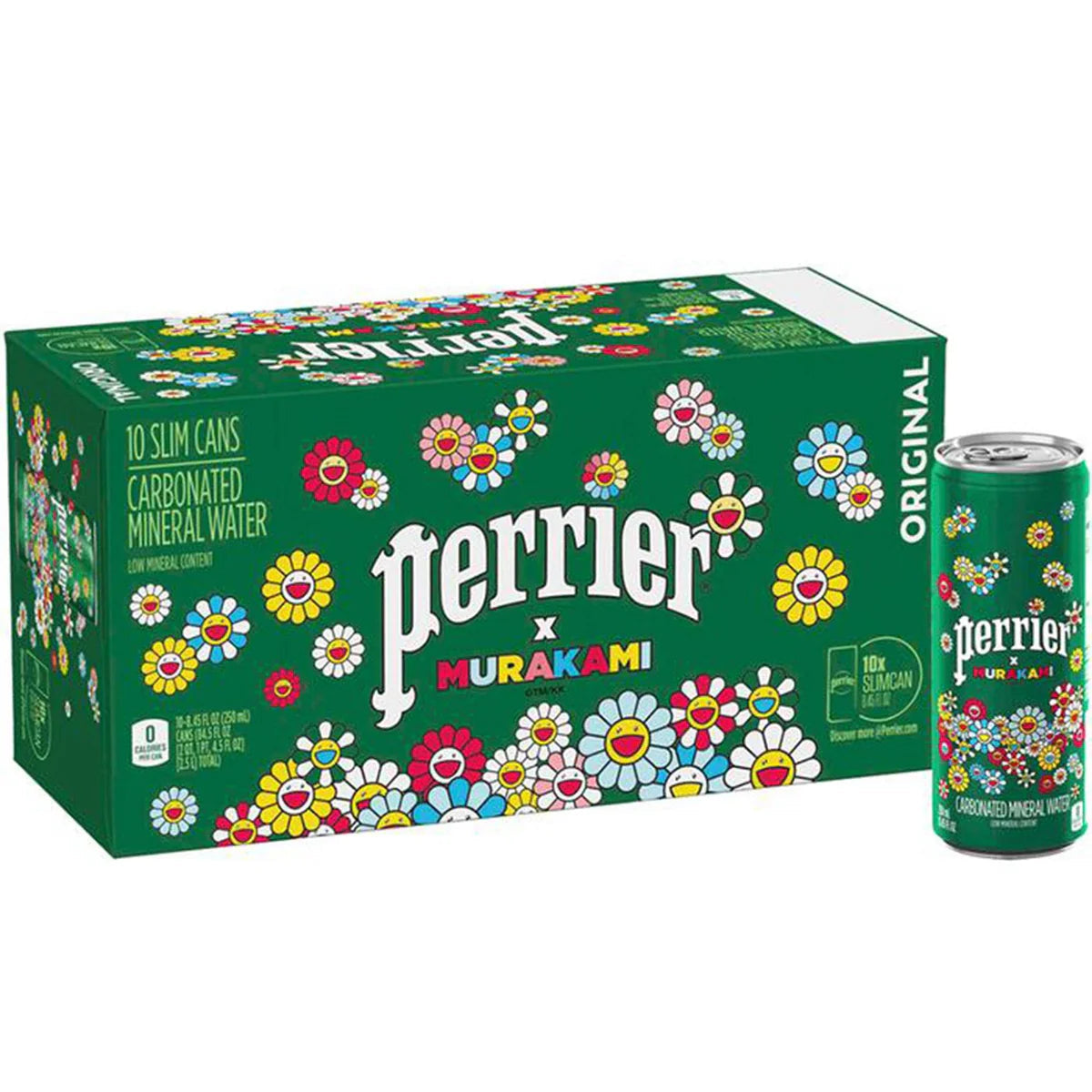 Takashi Murakami x Perrier Slim Can (10 Pack)