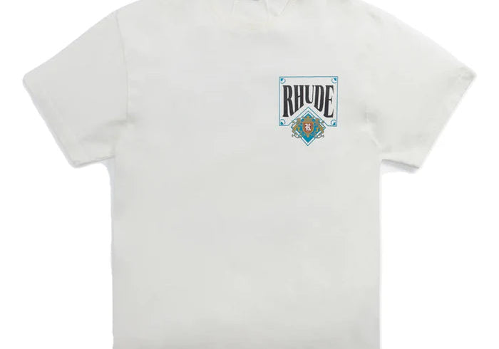 Rhude Vintage White Card T-Shirt