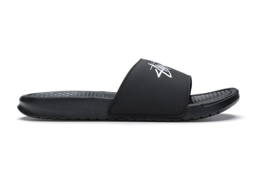 Nike X Stussy Benassi Slide Off Noir