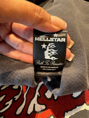 Hellstar Studios Records Tour Hoodie Washed Black (OVERSEAS EXCLUSIVE)