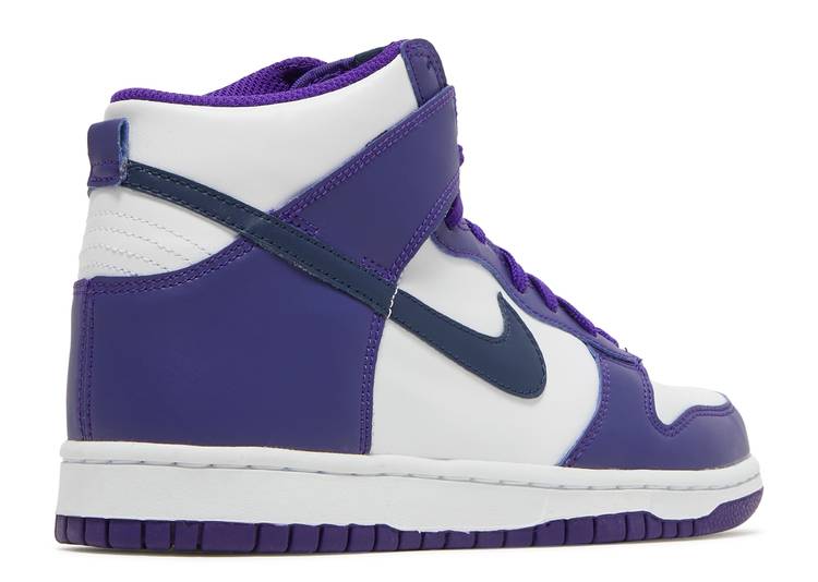 Nike Dunk High Electro Purple Midnight Navy (GS)