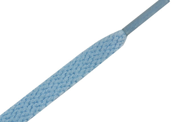 Flat Baby Blue Shoelaces