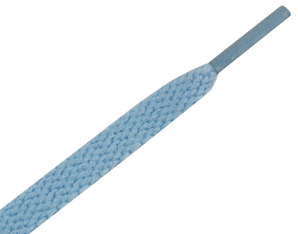 Flat Baby Blue Shoelaces