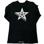 Chrome Hearts Star Logo Thermal L/S T-Shirt Black (Preowned Size L)