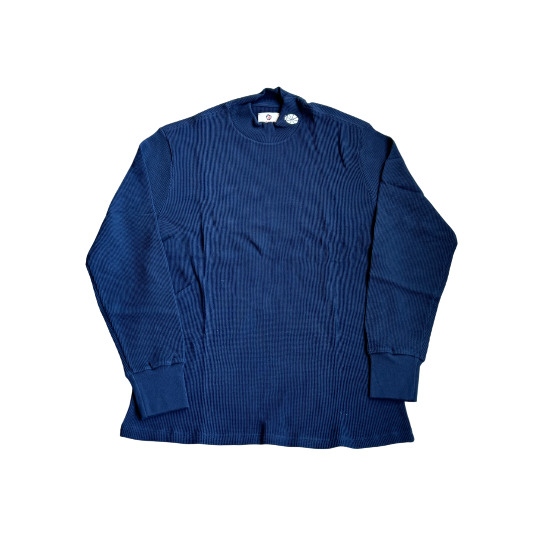 Aime Leon Dore x New Balance 550 Embroidered Logo Mockneck Waffle Maritime Blue