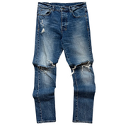 Ksubi Chitch Nostalgia Trashed Blue Denim Jeans (Preowned)