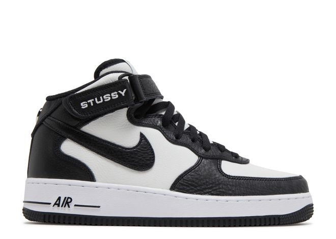 Nike Air Force 1 Mid Stussy Black White