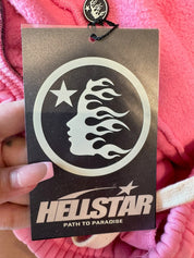 Hellstar Flame Flare Sweatpants Pink (Tried On)