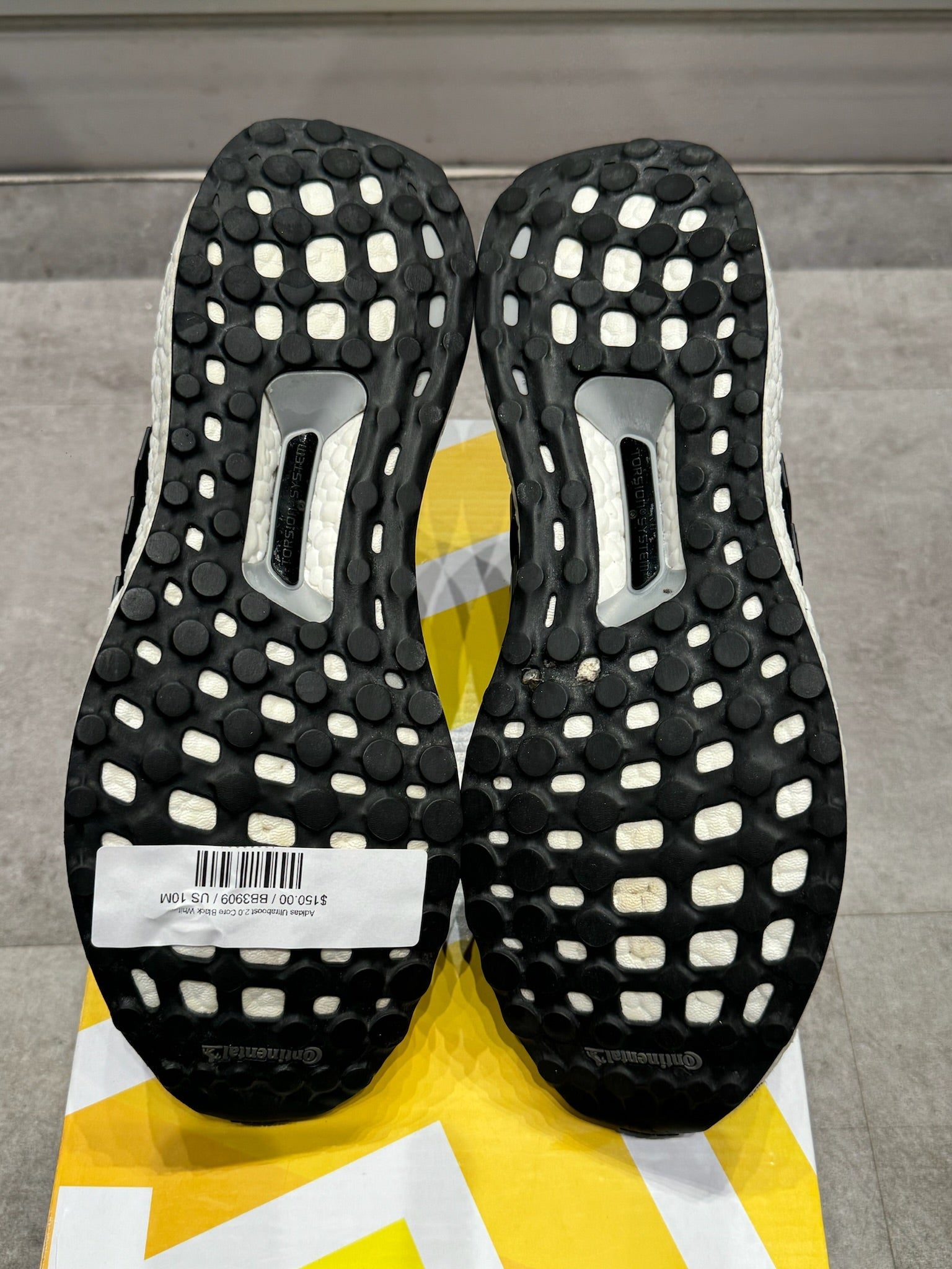 Adidas Ultraboost 2.0 Core Black White (Preowned)