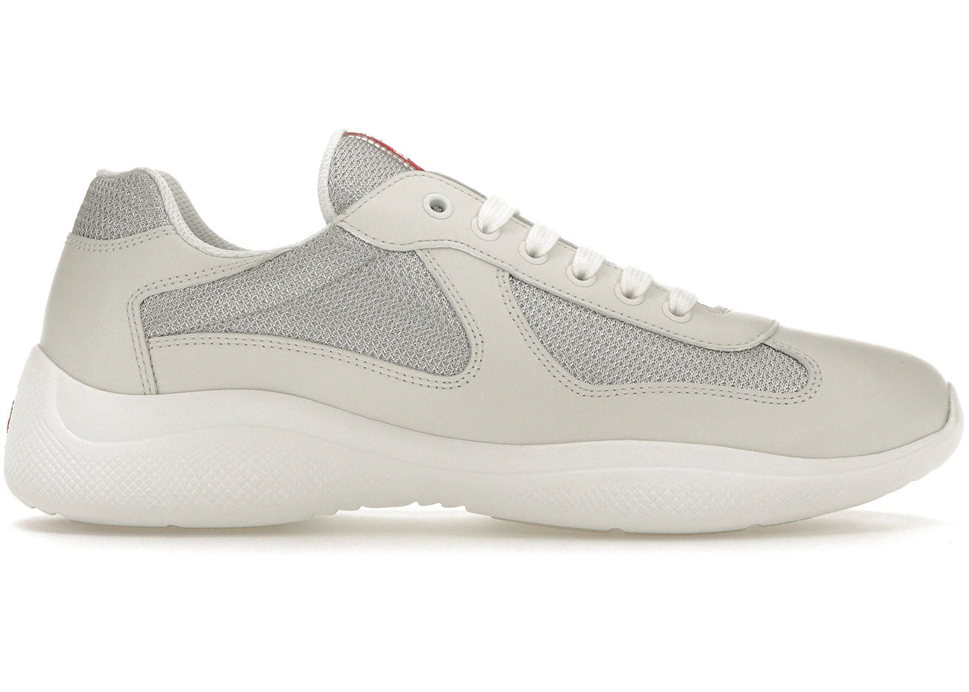 Prada America's Cup White Silver, lightly pre-owned, US Men's 9.5 – photo 1 of 6
