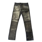 Prada Leather Paneled Denim Jeans, lightly pre-owned, size 33 – photo 1 of 2