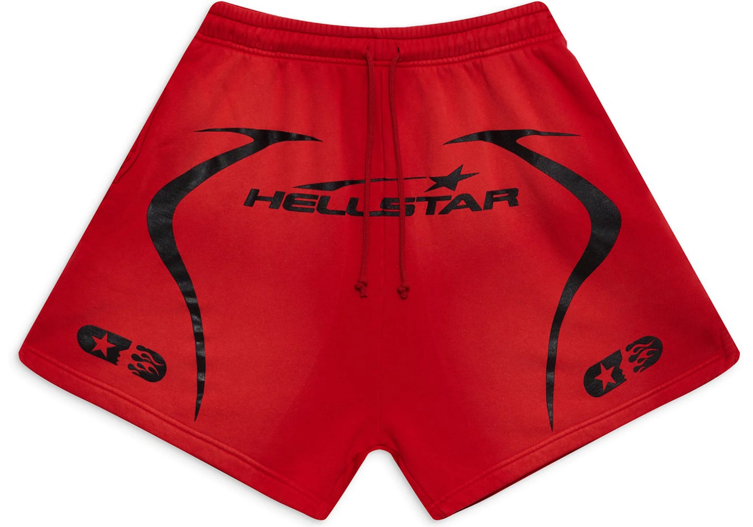 Hellstar Warm Up Shorts Red