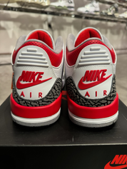 Jordan 3 Retro Fire Red (2022) (Preowned Size 8.5)