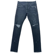 Purple Brand P001 Black Overspray Jeans, pre-owned, size 30 – photo 1 of 2