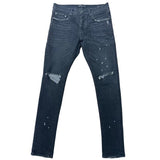 Purple Brand P001 Black Overspray Jeans - Pre-Owned Size 30