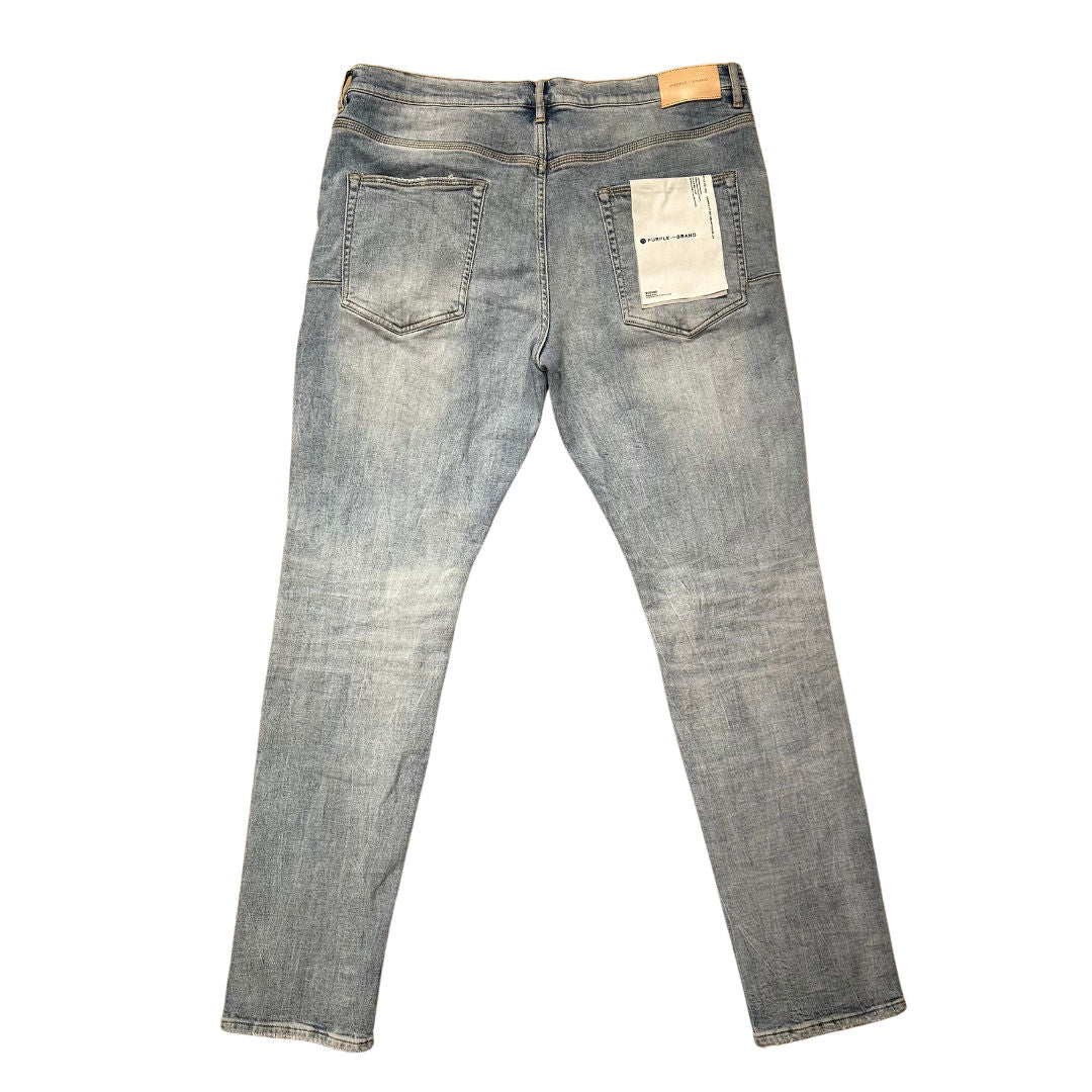 PURPLE BRAND P002 Light Indigo Blowout Jeans, pre-owned, size 40 – photo 2 of 2