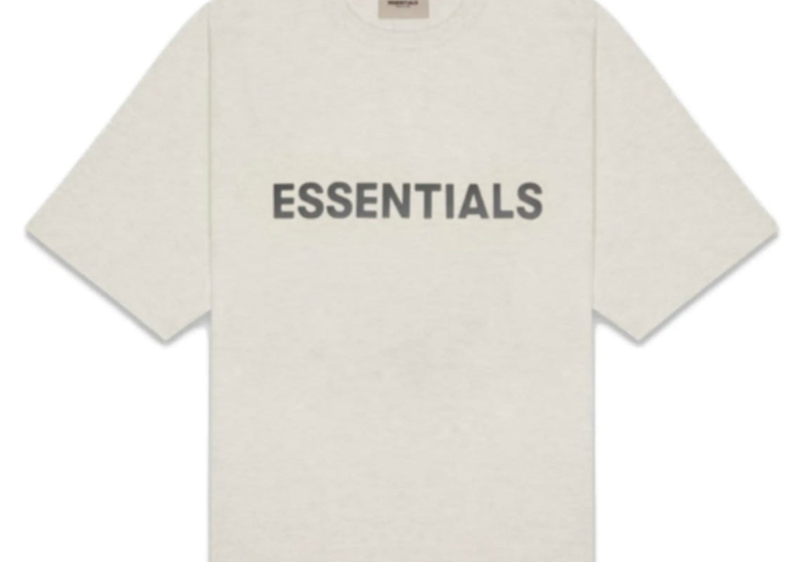 Fear of God Essentials T-Shirt (SS20) Light Oatmeal (Preowned)