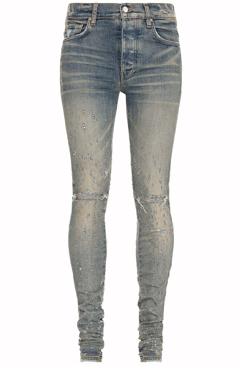 AMIRI Shotgun Skinny Fit Jeans Indigo Blue