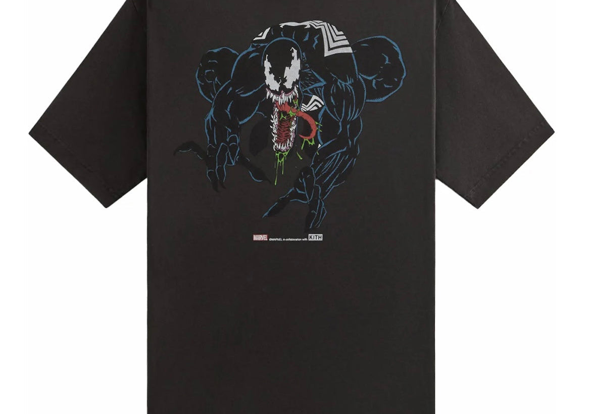 Kith x Marvel Venom Vintage Tee Black