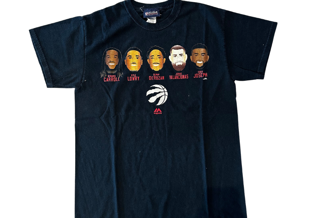 NBA Exclusive Majestic Toronto Raptors Starting Lineup Tee (Preowned)