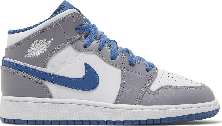 Jordan 1 Mid True Blue Cement (GS)