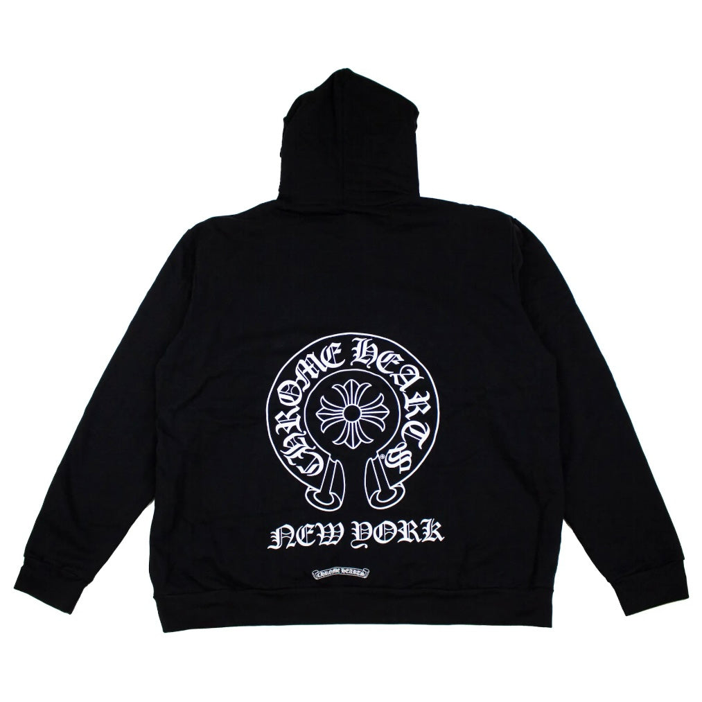 Chrome Hearts New York Exclusive Horseshoe Pullover Hoodie Black