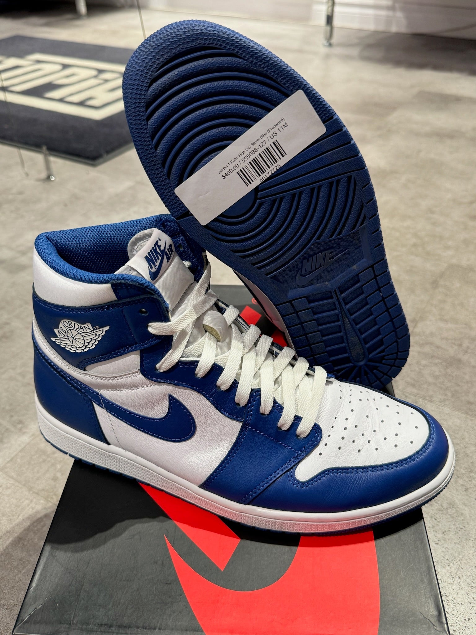 Jordan 1 Retro High OG Storm Blue (Preowned)