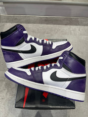 Jordan 1 Retro High Court Purple 2.0 (Preowned Size 9)