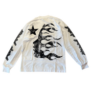 Hellstar Studios Inner Star L/S Tee White (OVERSEAS EXCLUSIVE)