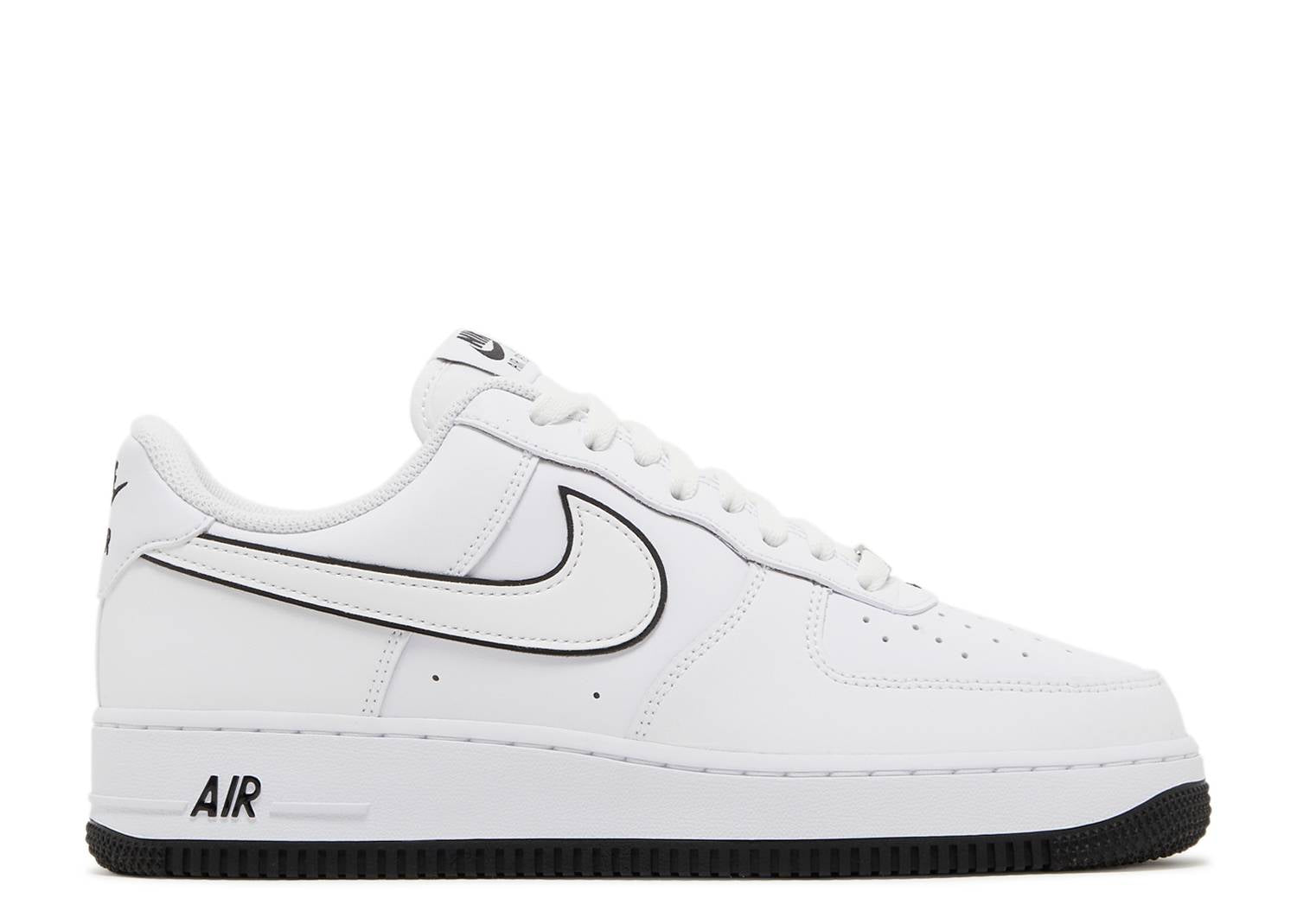 Nike Air Force 1 Low '07 White Black Outline Swoosh