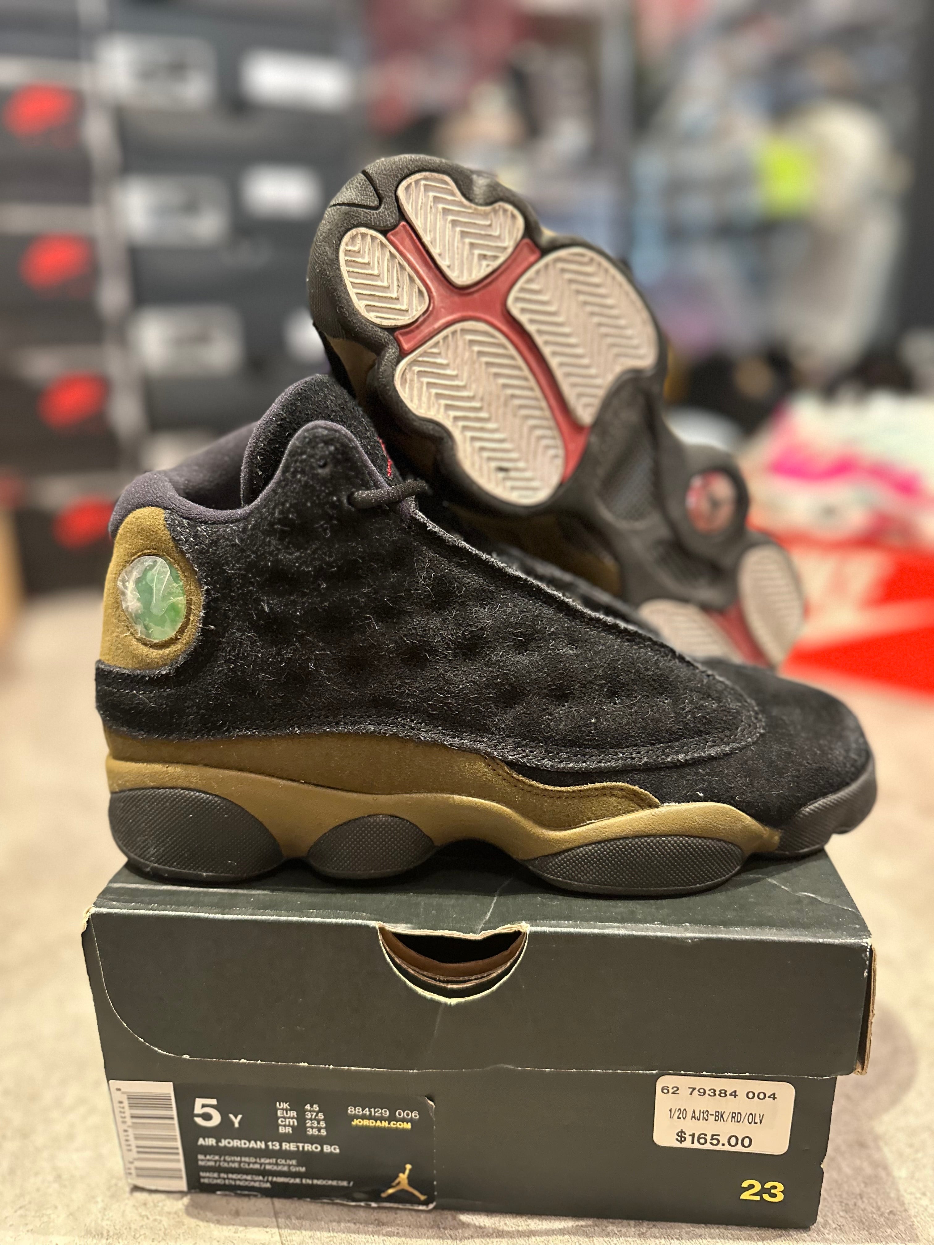 Jordan 13 Retro Olive (GS) (Preowned)